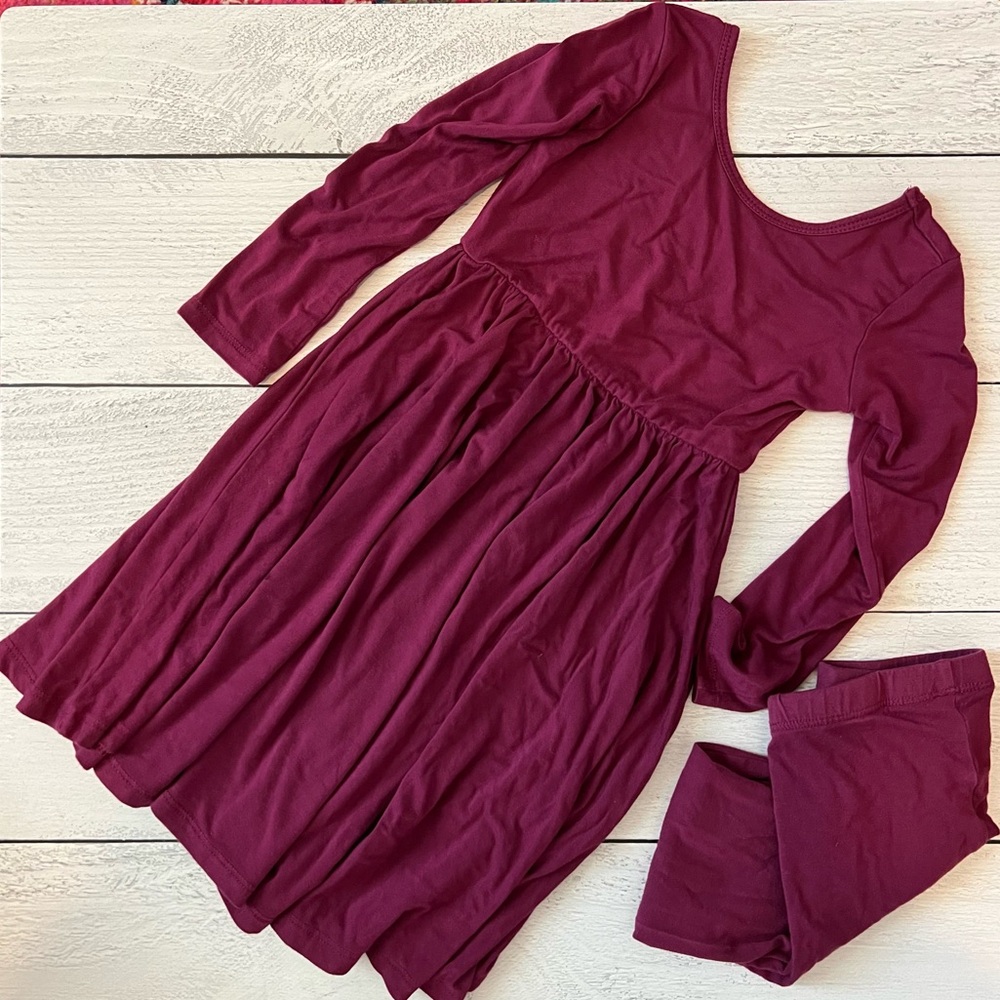 Kyte Baby matching maroon set 4t